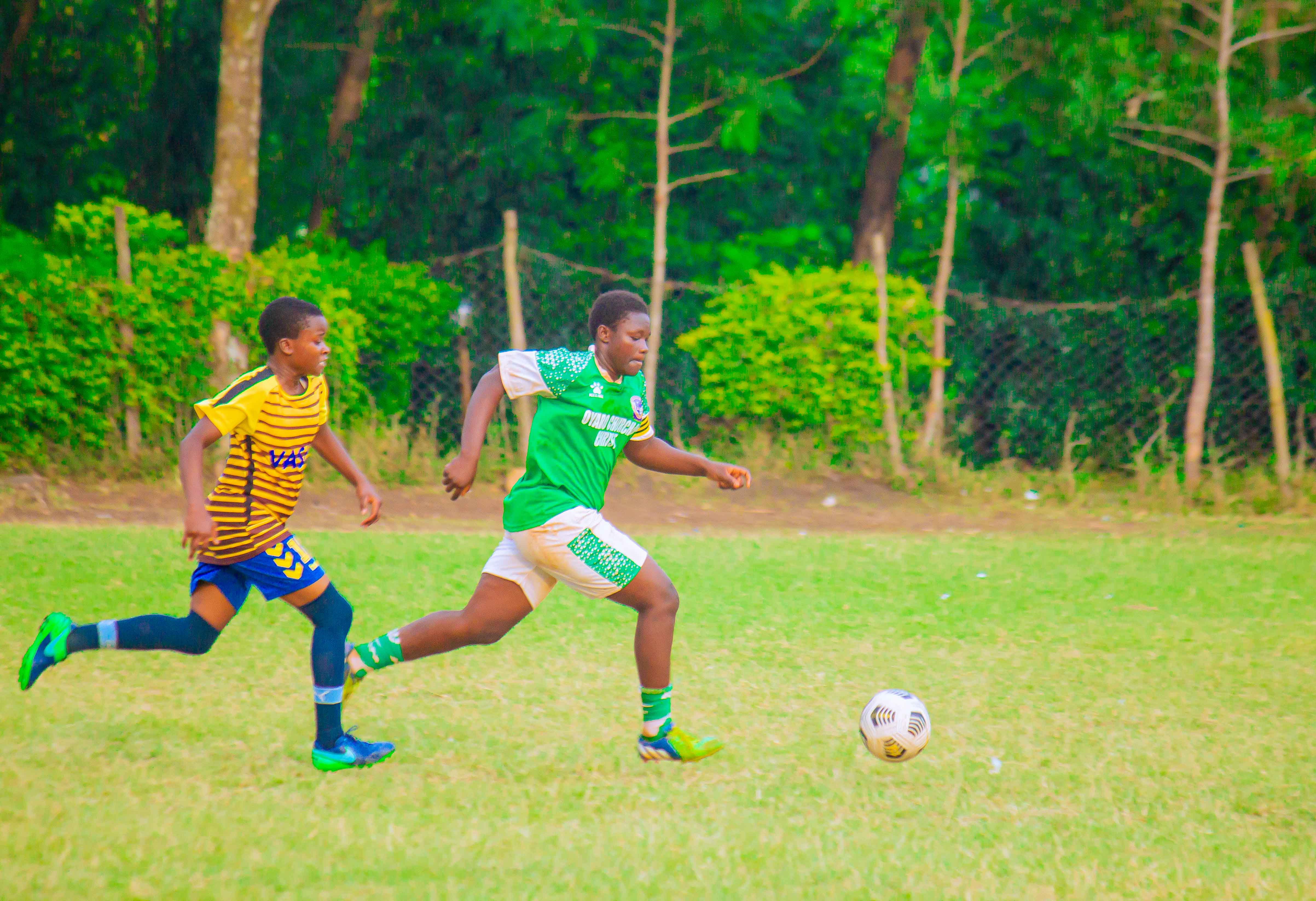 Girls team in Nyakach
